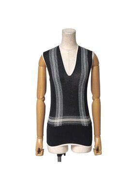 Hermes Knit 34 Tank Top Sleeveless Sweater
